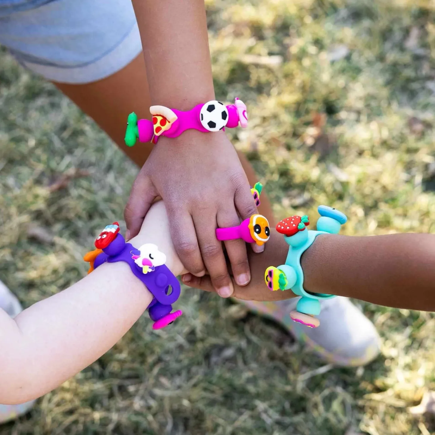 Biżuteria Plip Charms - zestaw różowy