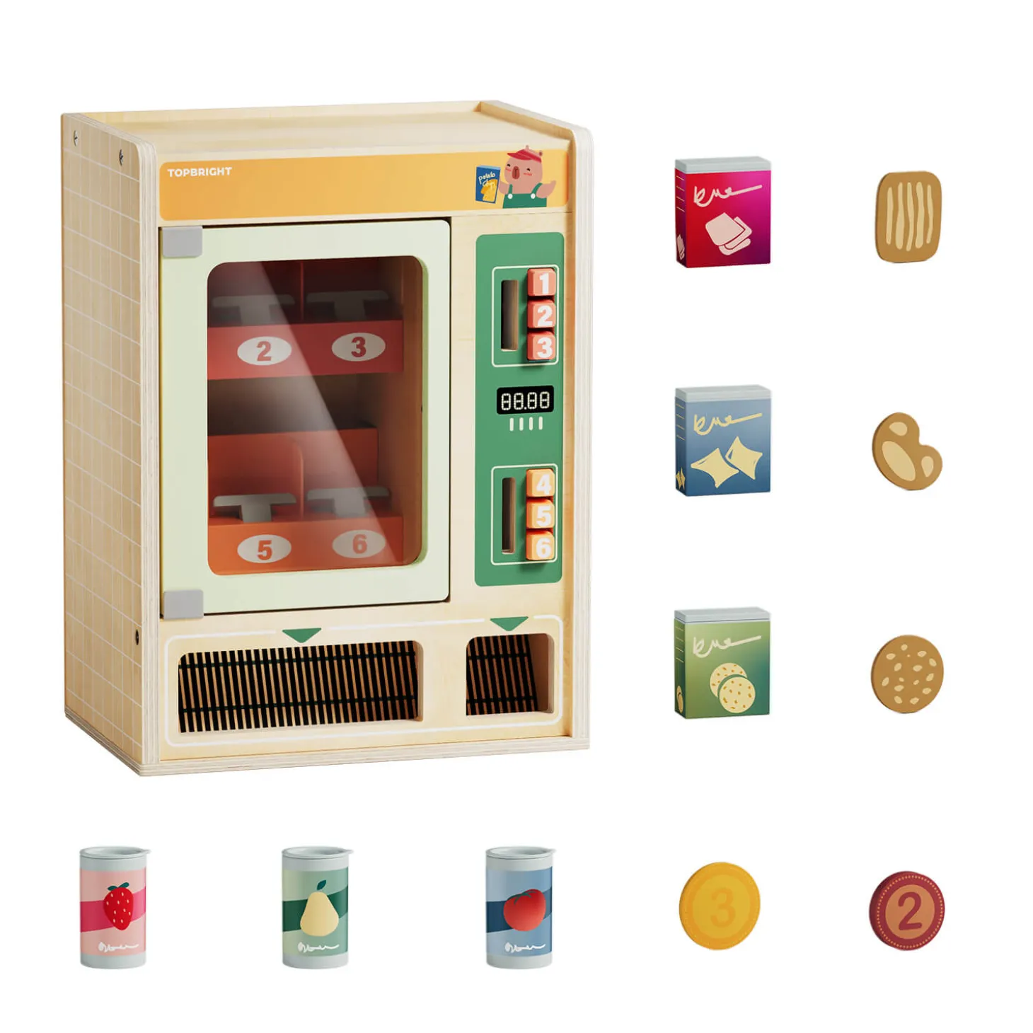 Drewniany automat sprzedający Shop&Go 36m+