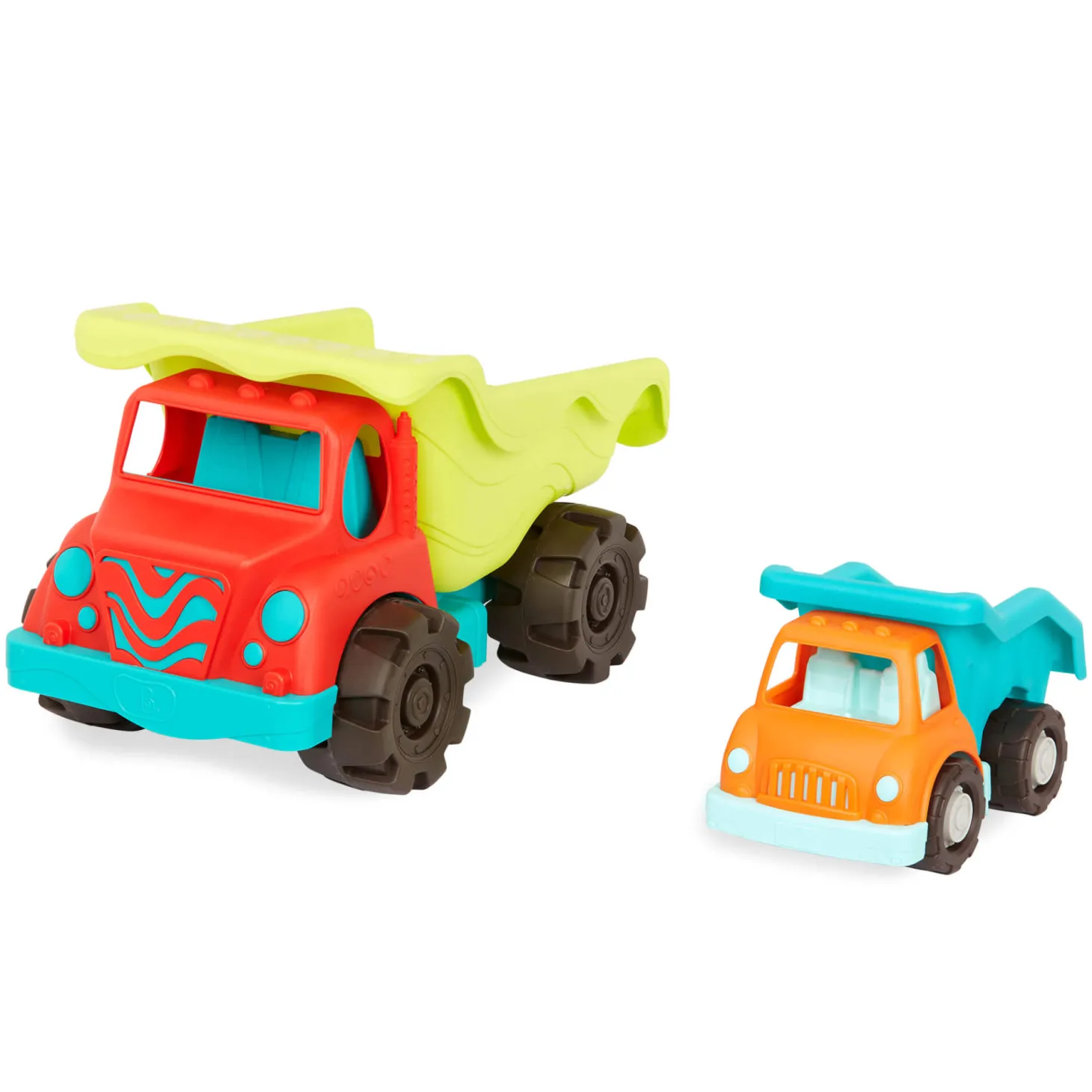 Dump Truck Duo - zestaw dwóch wywrotek z OLBRZYMIĄ ciężarówką Colossal Cruiser