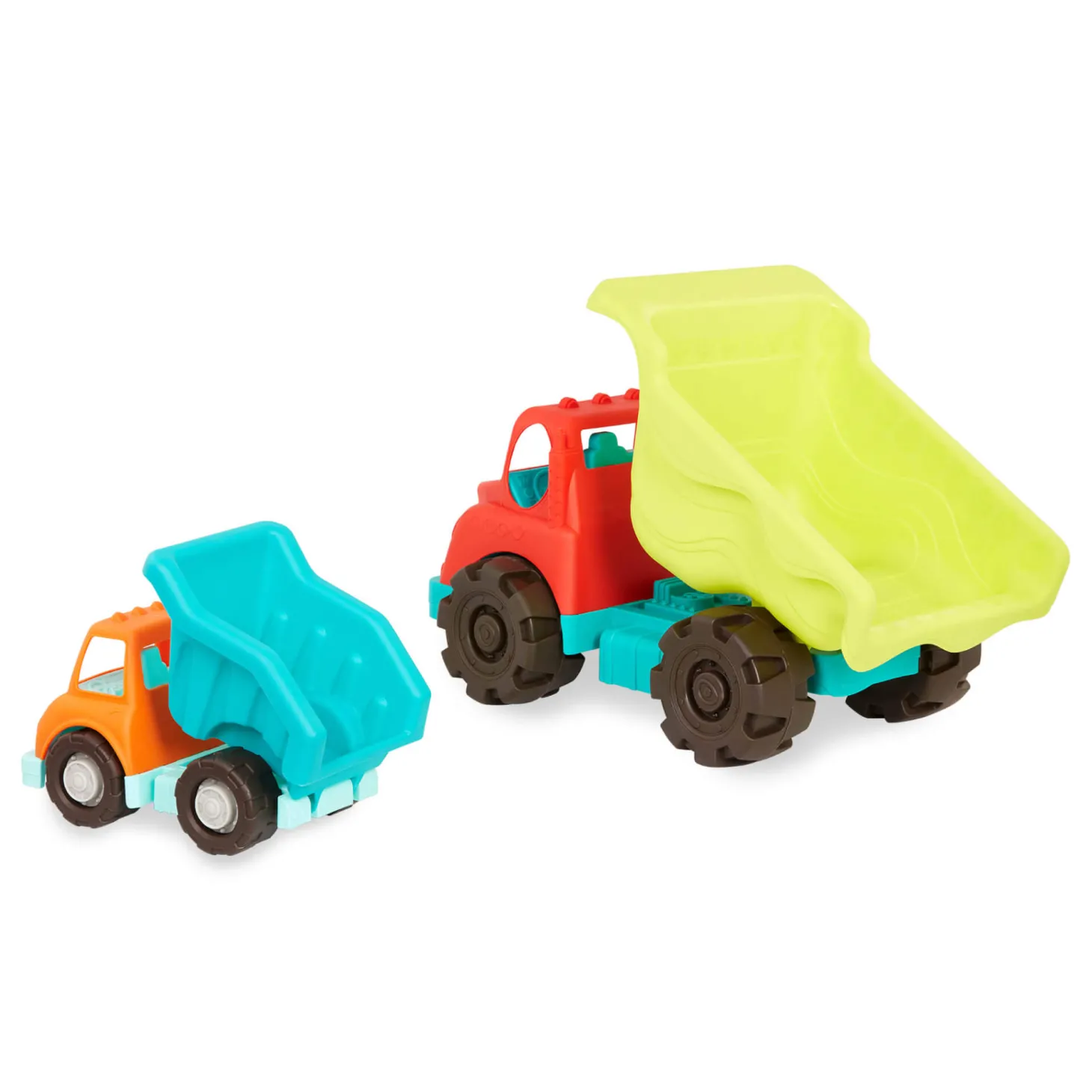 Dump Truck Duo - zestaw dwóch wywrotek z OLBRZYMIĄ ciężarówką Colossal Cruiser