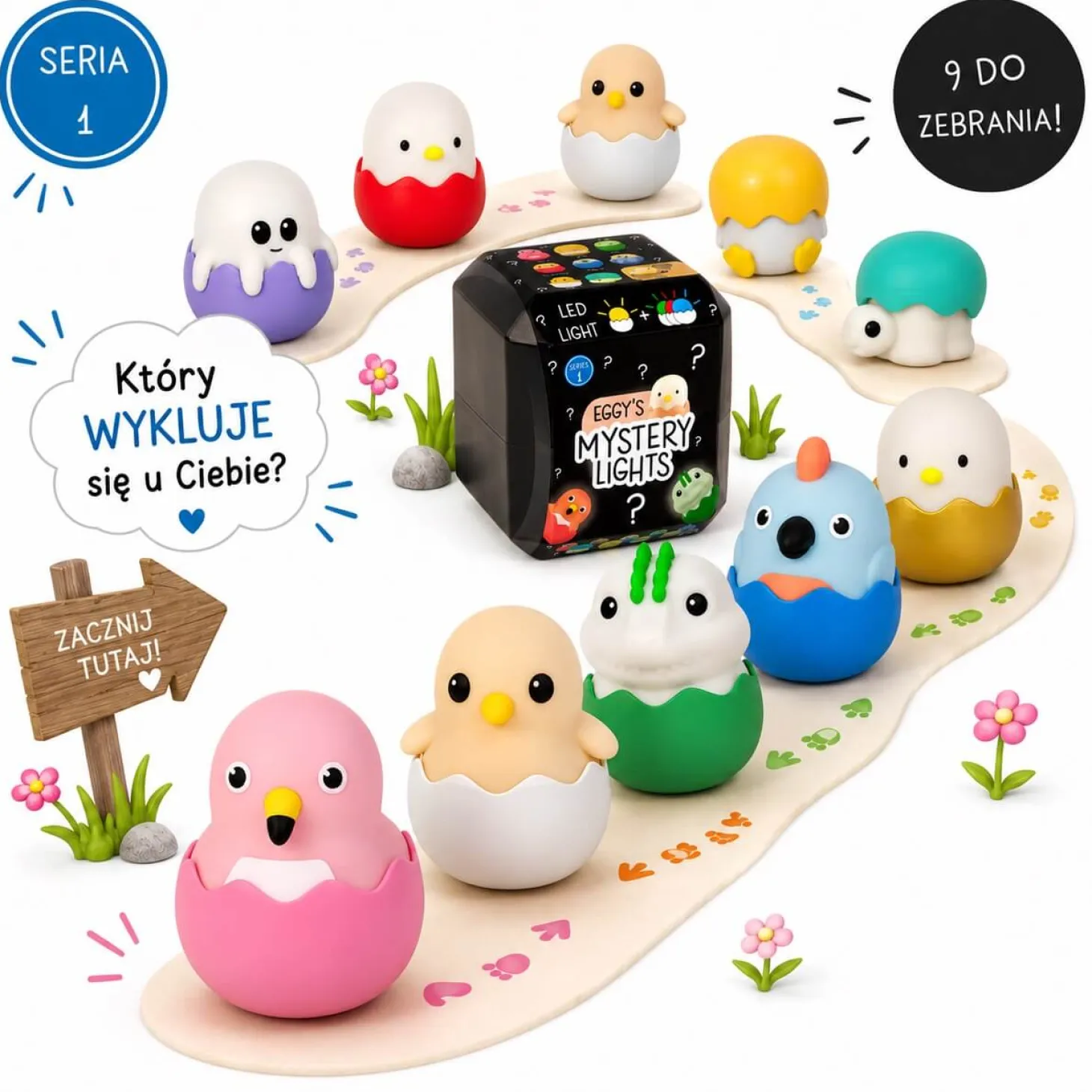 EGGY'S MYSTERY LIGHTS - Mini lampki niespodzianki