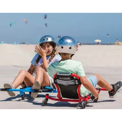 EzyRoller Spinner X Pojazd gokart napędzany nogami z funkcją 360° 4-12 lat - Blue
