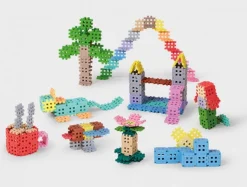 Klocki waffle MINI pastel 70 szt.