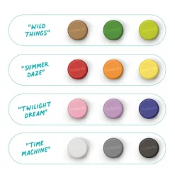 Ozdobne nakładki na śrubki Scru-Dot Makedo - Twilight Dreams 36 el.