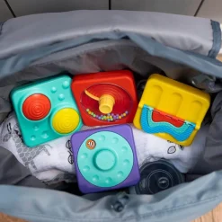 PlayTab Sensoryczne Kwadraty - zestaw 4 z kołem zębatym