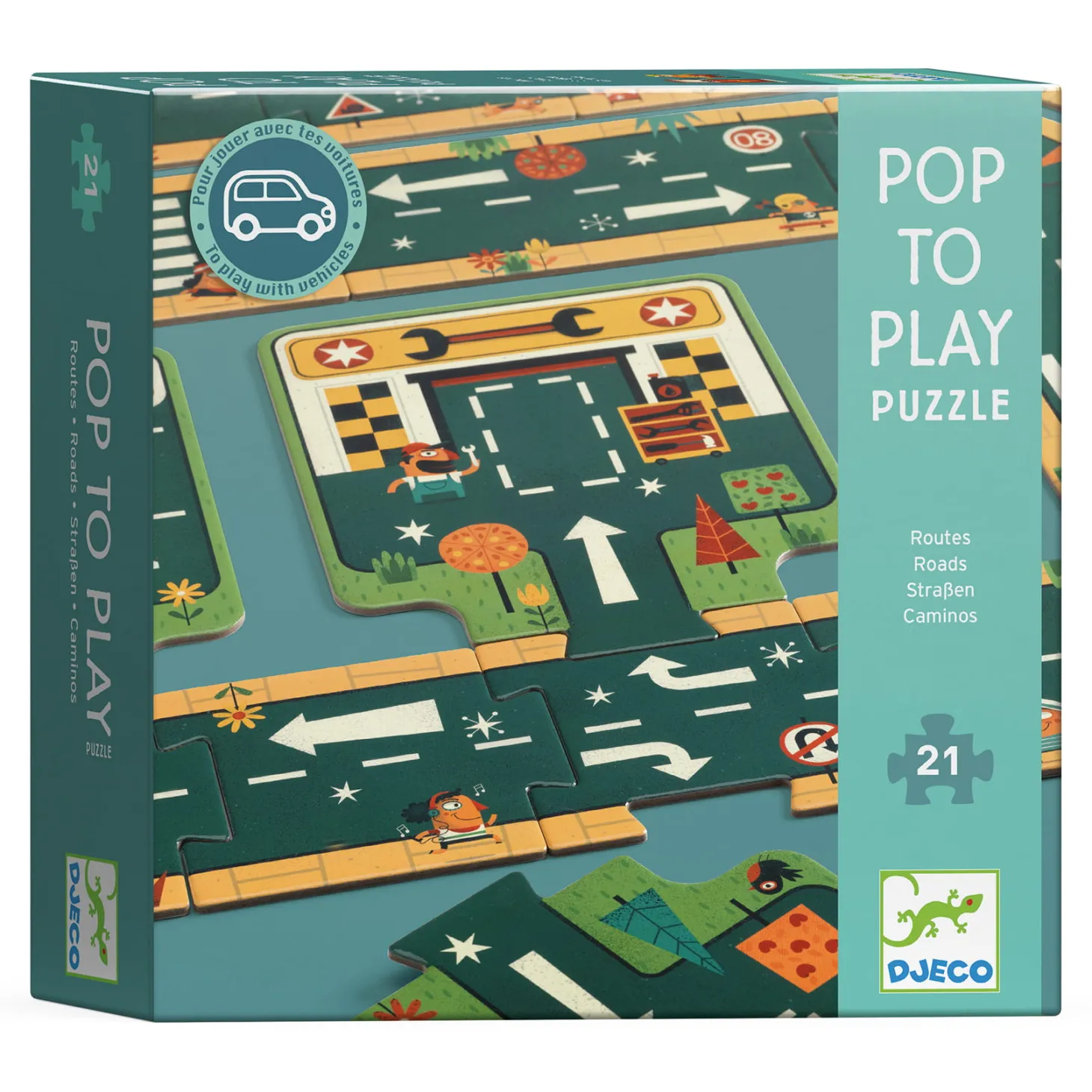 Puzzle kartonowe DROGI