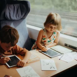 Tablet graficzny z szablonami do rysowania KIDYDRAW-MINI - dawno dawno temu